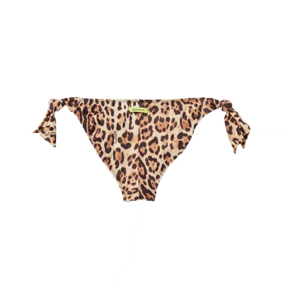 Bikini triangolo e slip Marrone leopardato 2