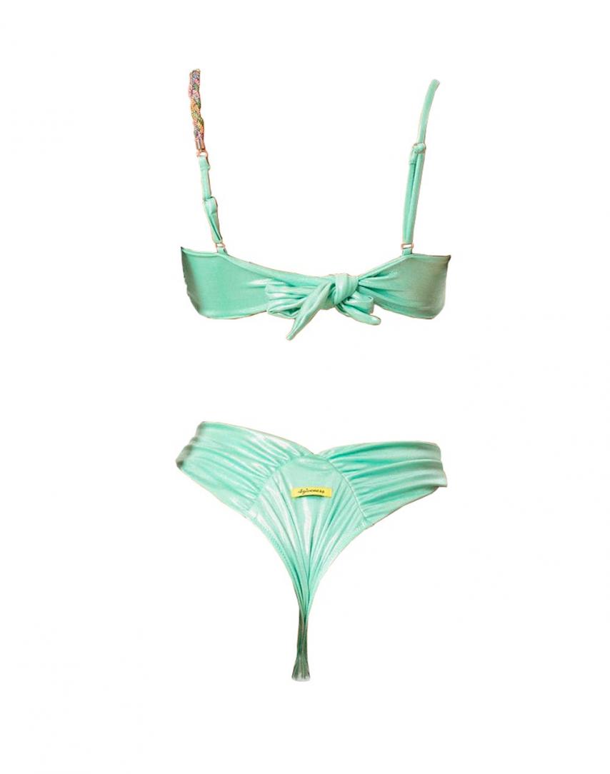 Bikini fascia slip FGBW3748 Verde Acqua 2