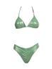 4giveness Costume Costume Bikini triangolo e slip FGBW3747 Verde Acqua - Foto 1