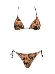 4giveness Costume Costume Bikini triangolo e slip FGBW3785 Nero