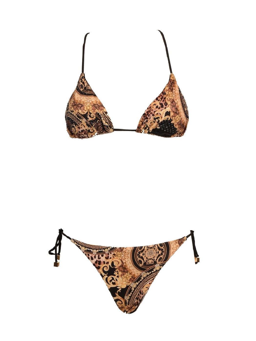 4giveness Costume Costume Bikini triangolo e slip FGBW3785 Nero