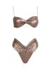 4giveness Costume Costume Bikini fascia slip FGBW3759 Marrone Bronzo - Foto 1