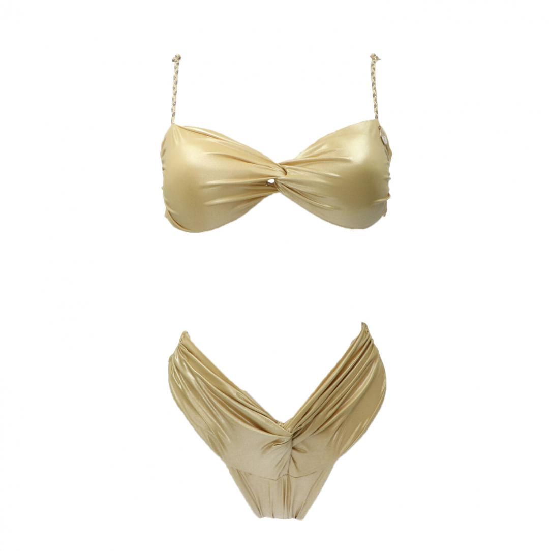 Bikini fascia slip FGBW3759 Oro 1