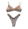 4giveness Costume Costume Bikini top slip FGBW3758 Marrone Bronzo - Foto 2