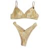 4giveness Costume Costume Bikini top slip FGBW3758 Oro - Foto 1
