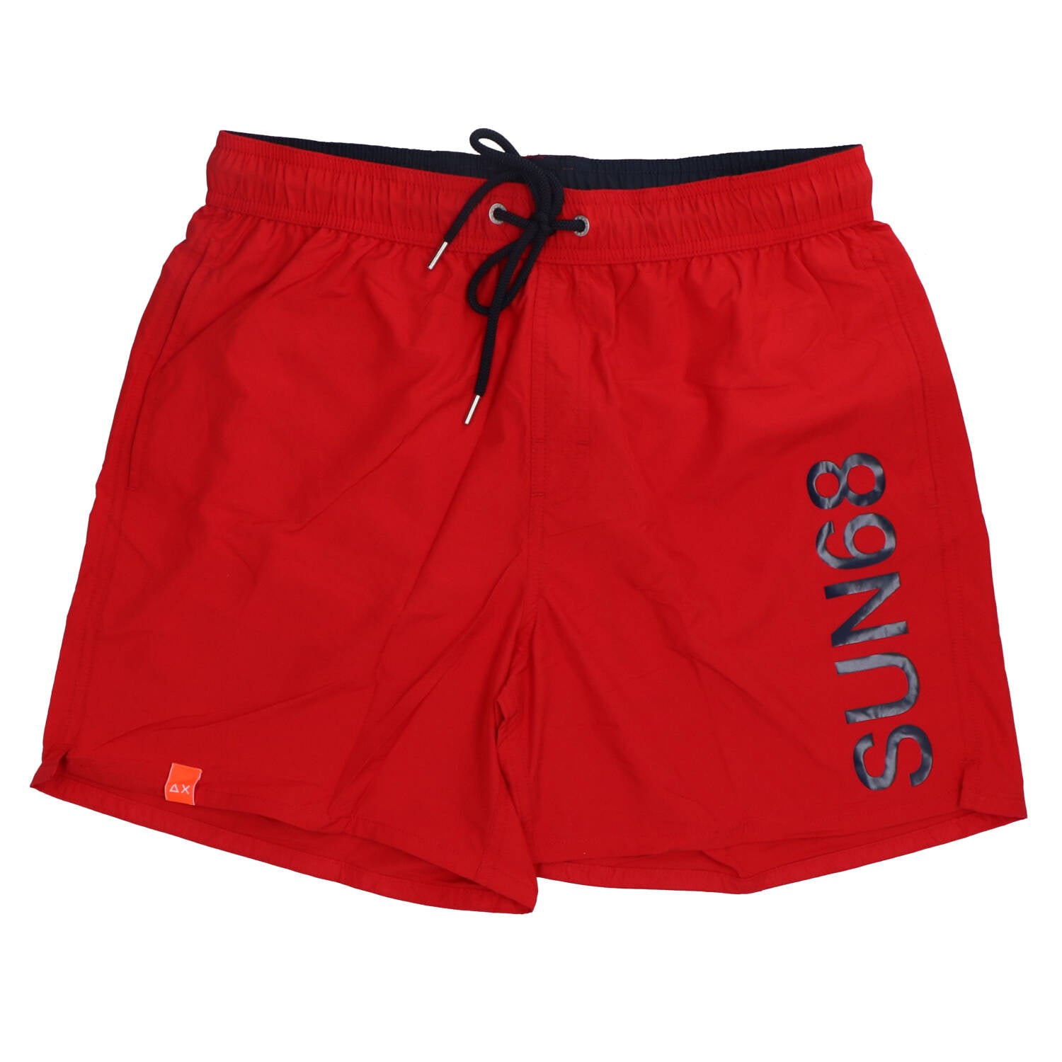 Sun 68 Costume Costume H32103 SWIM PANT WITH MACRO LOGO ON FRONT Rosso