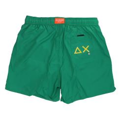 Costume H32103 SWIM PANT WITH MACRO LOGO ON FRONT Verde
