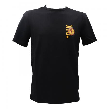 T Shirt Uomo CREW NECK T-SHIRT Nero Giallo