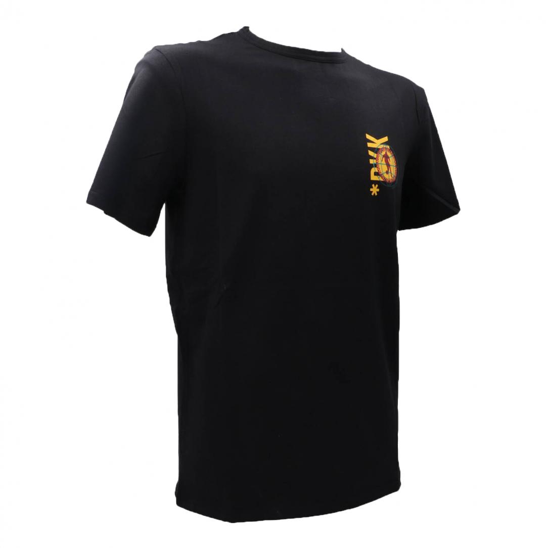 CREW NECK T-SHIRT Nero Giallo 2