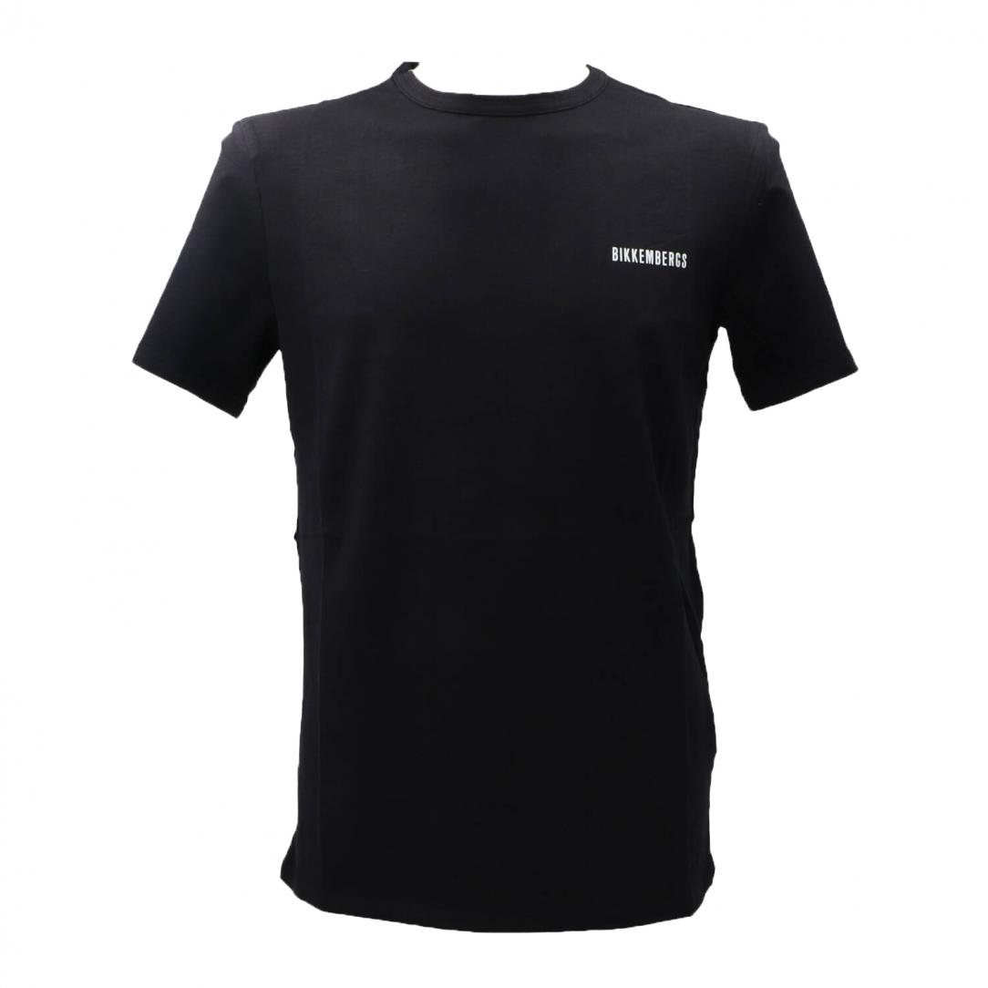 CREW NECK T-SHIRT Nero Bianco 1