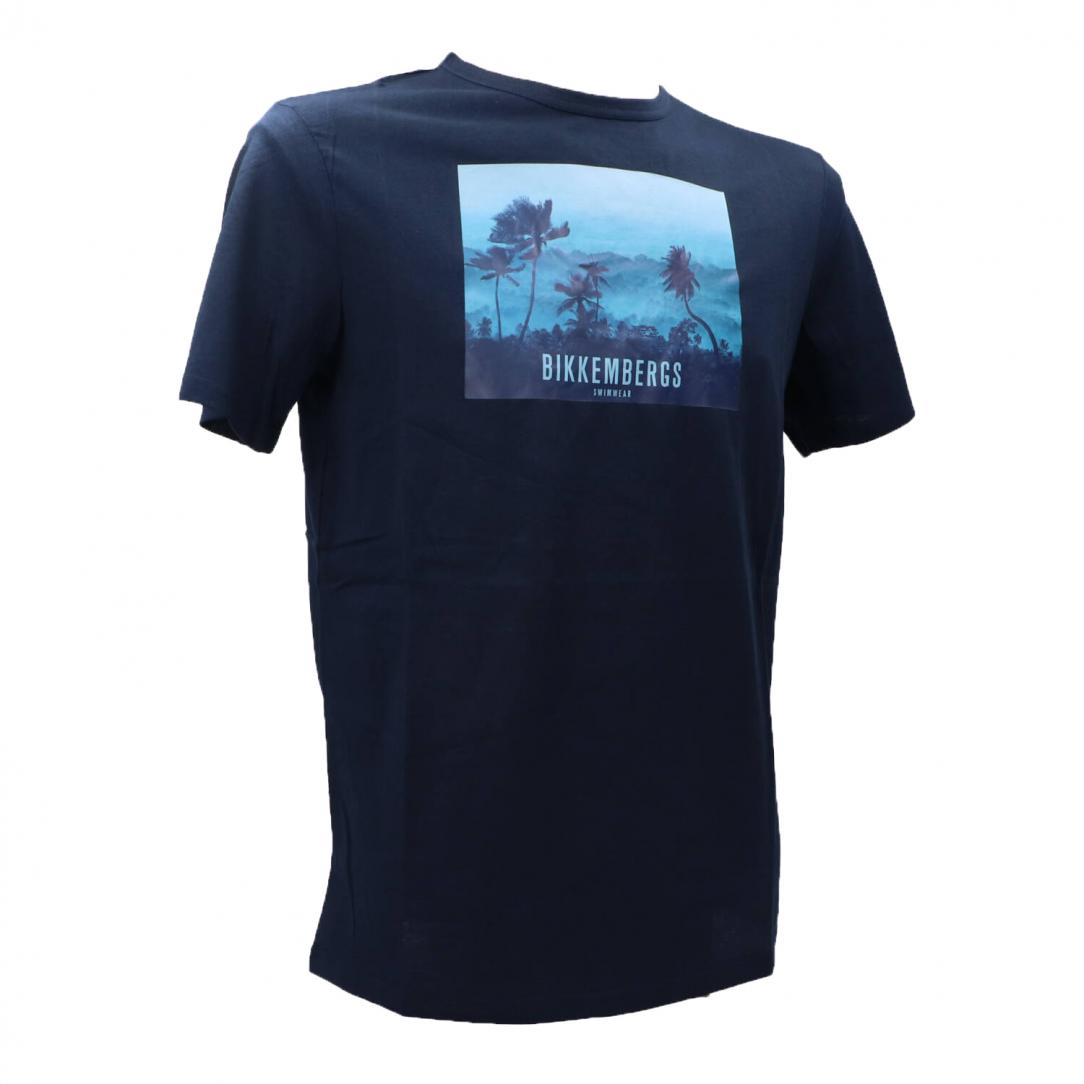 CREW NECK T-SHIRT Azzurro Blu 2