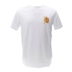 Bikkembergs T-shirt T-shirt CREW NECK T-SHIRT Bianco Giallo