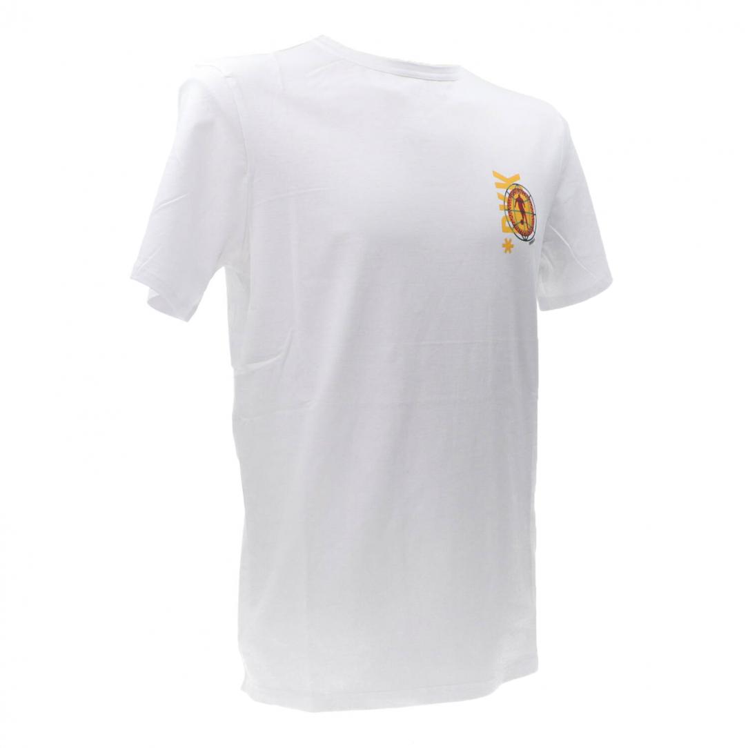 CREW NECK T-SHIRT Bianco Giallo 2