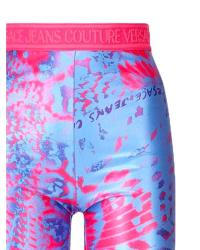 LEGGINS LYCRA PRINT ANIMALIER Azzurro Multicolore