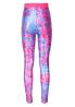 Versace Leggins LEGGINS LYCRA PRINT ANIMALIER Azzurro Multicolore - Foto 3