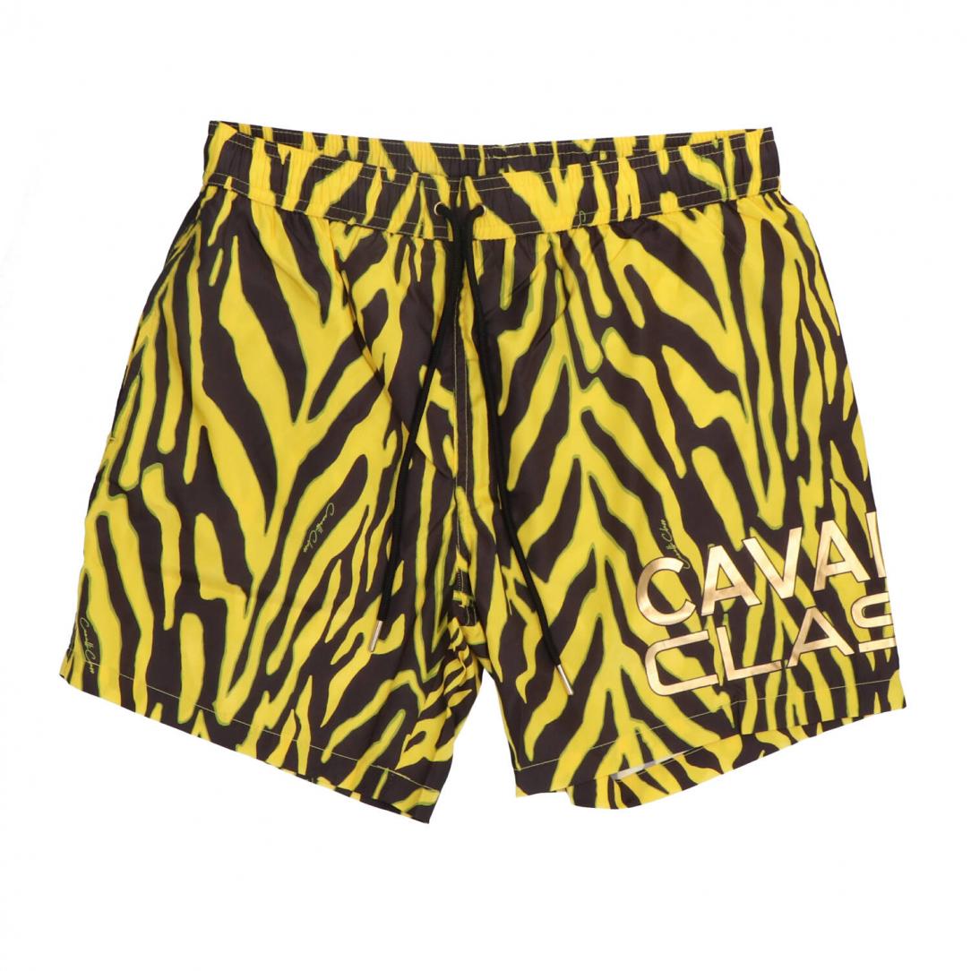 SWIMSUIT MEDIUM CAVALLI CLASS Nero Giallo 1