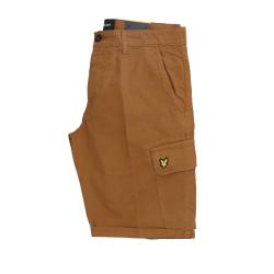 Lyle & Scott Bermuda Bermuda WEMBLEY CARGO SHORT Cuoio