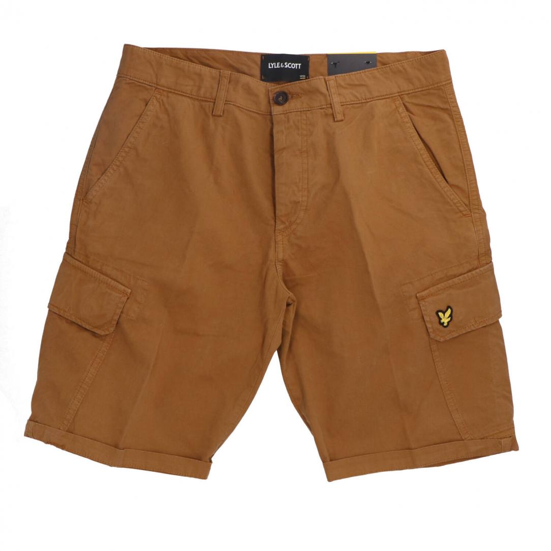 WEMBLEY CARGO SHORT Cuoio 2