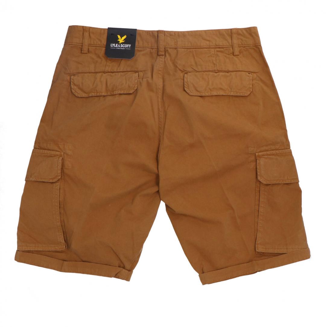 WEMBLEY CARGO SHORT Cuoio 3