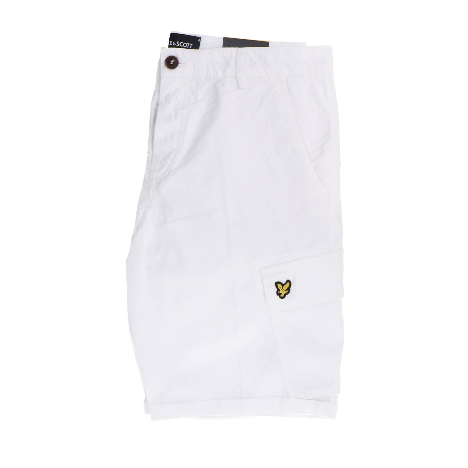 Lyle & Scott Bermuda Bermuda WEMBLEY CARGO SHORT Bianco
