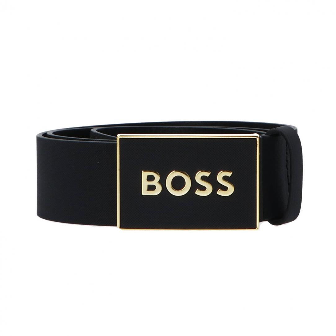 BOSS BELT Nero Placca 1