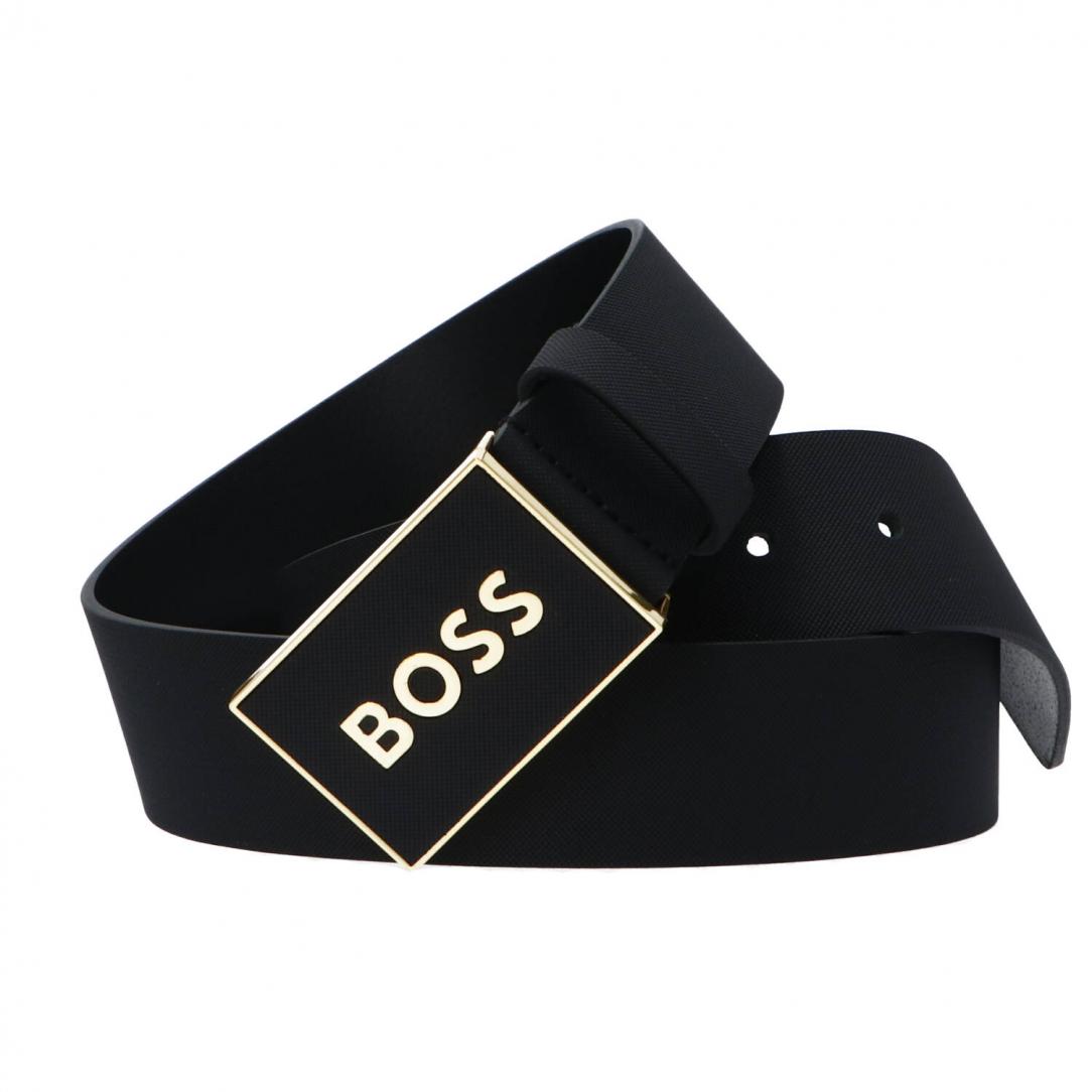 BOSS BELT Nero Placca 2