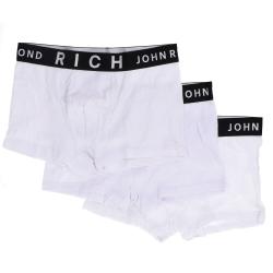 Richmond Intimo Intimo TRIPACK TRUNKS Bianco