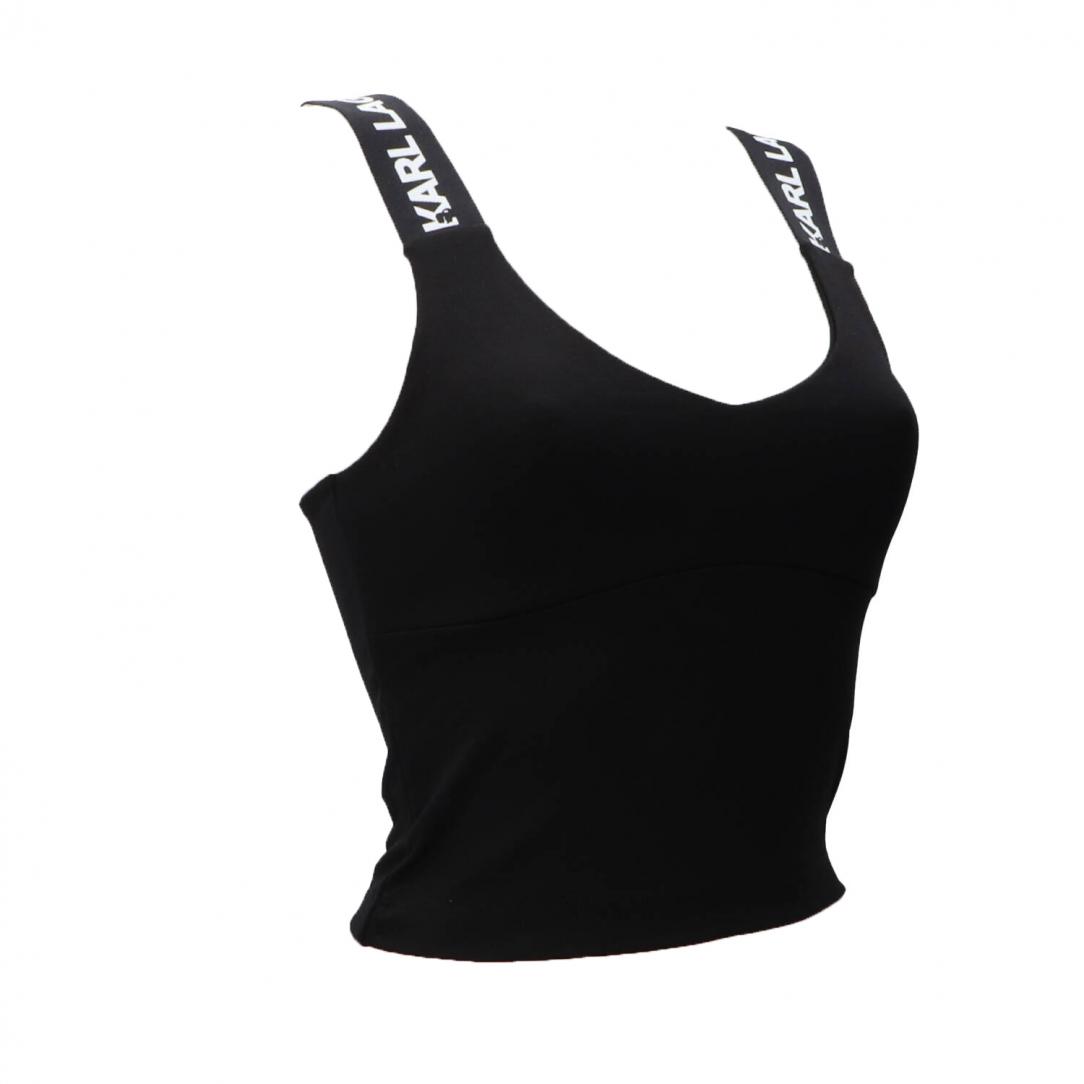 KLJ LOGO BRA TOP 241J1705 Nero 2