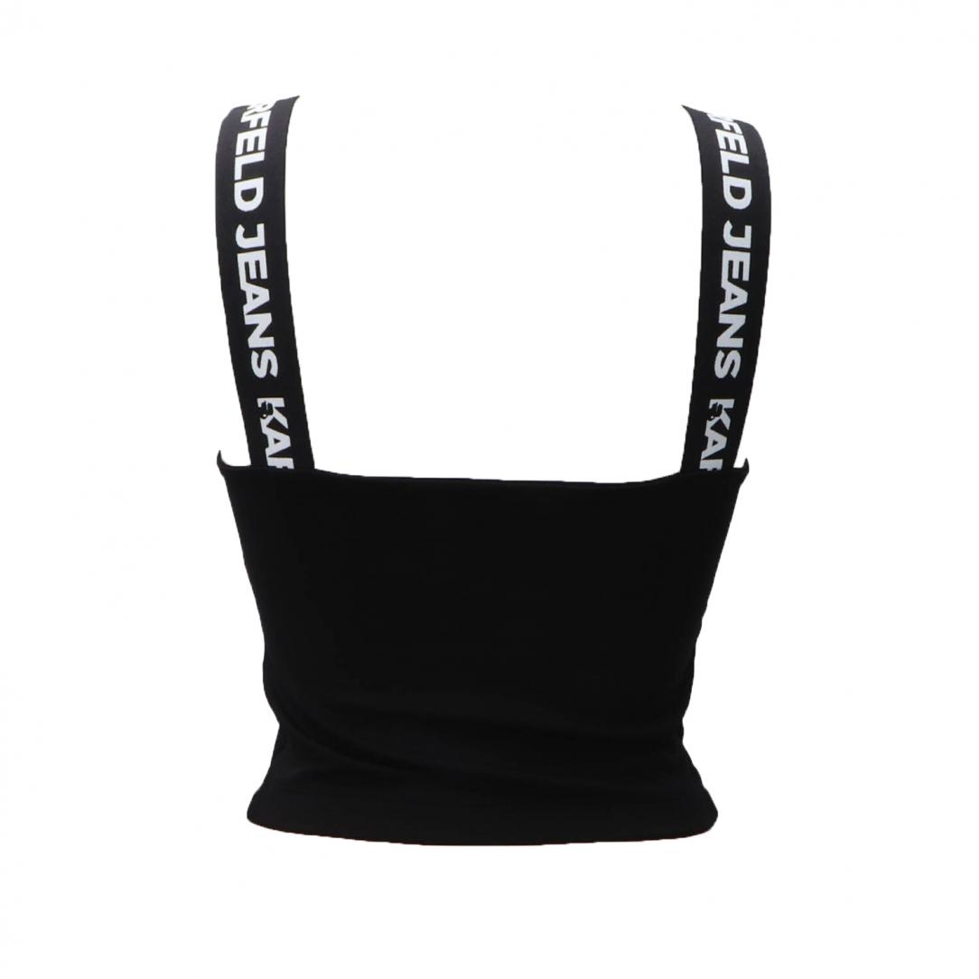 KLJ LOGO BRA TOP 241J1705 Nero 3