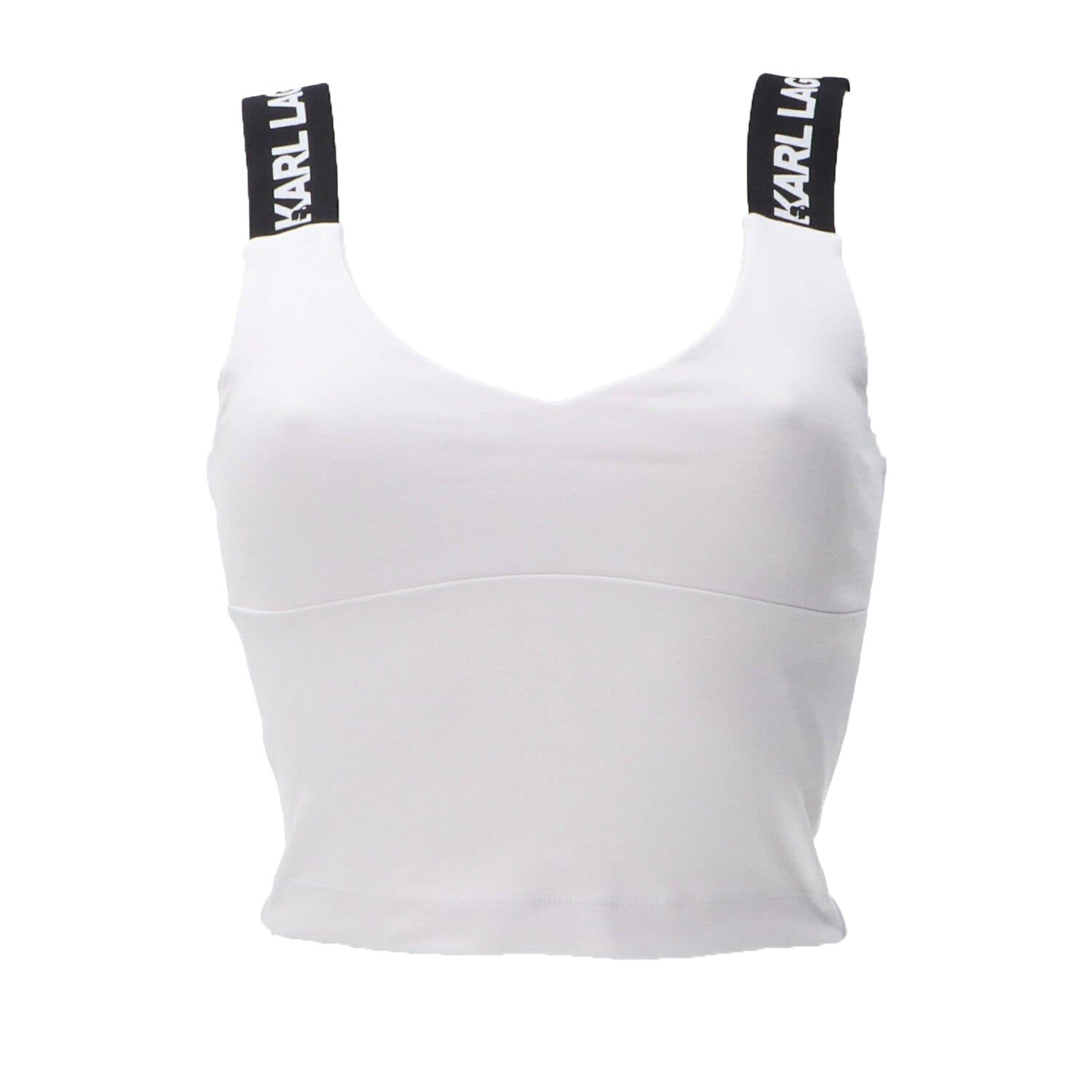 Karl Lagerfeld Top Top KLJ LOGO BRA TOP 241J1705 Bianco