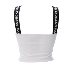 Top KLJ LOGO BRA TOP 241J1705 Bianco