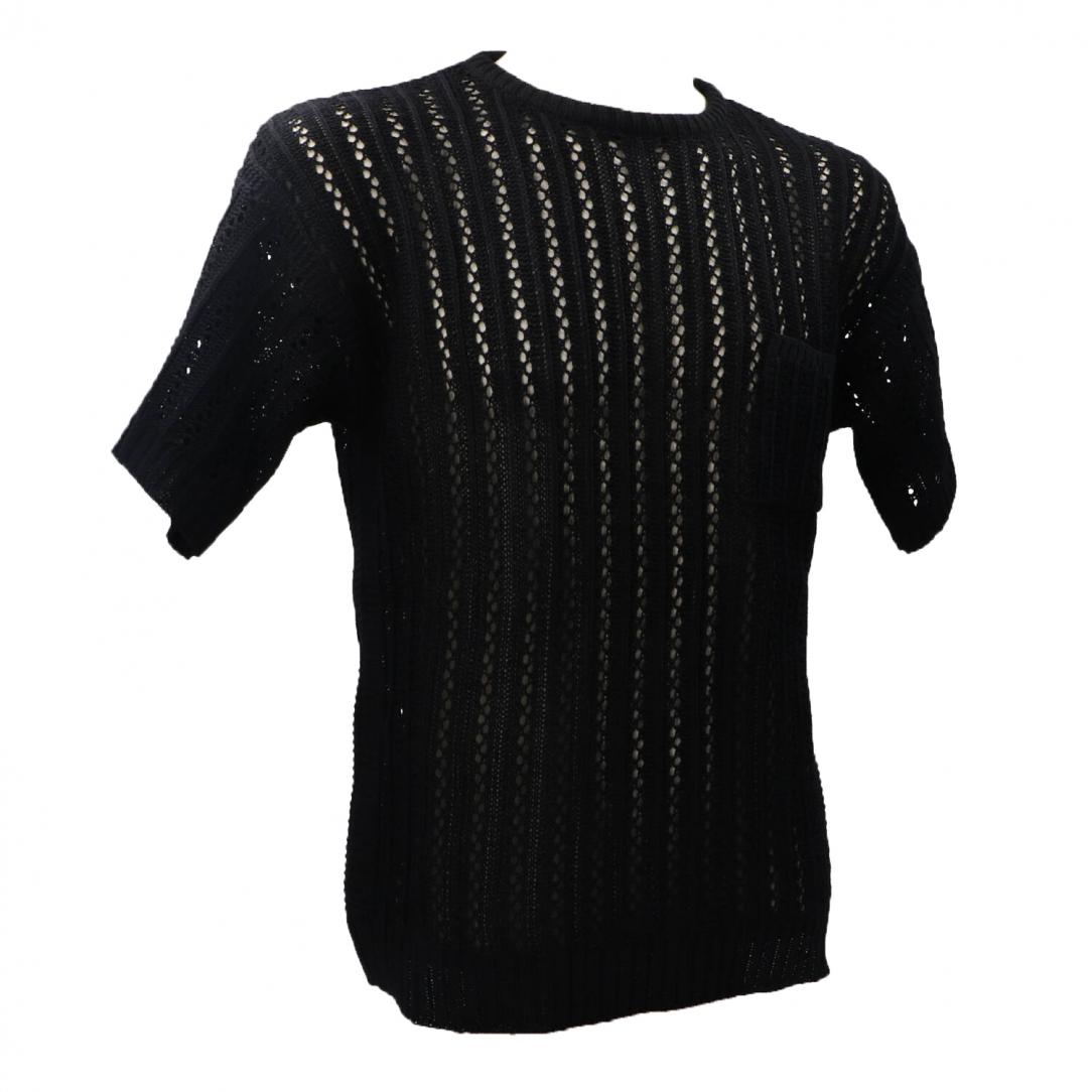 MAGLIA OVER PARICOLLO TRAFORI M47 Nero 2