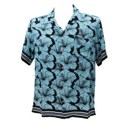 4giveness Camicia Camicia CAMICIA STAMPA VISCOSA Azzurro