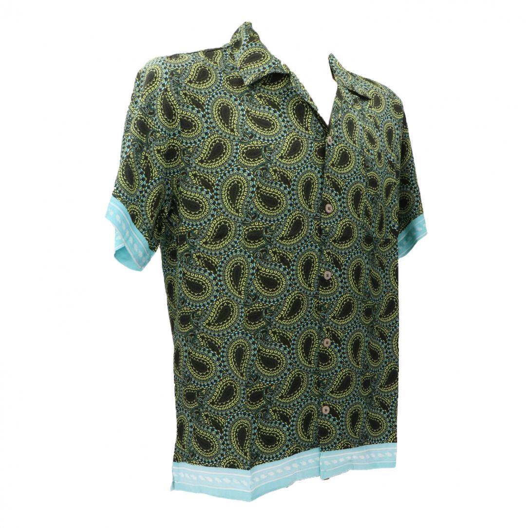 CAMICIA STAMPA VISCOSA Verde 2