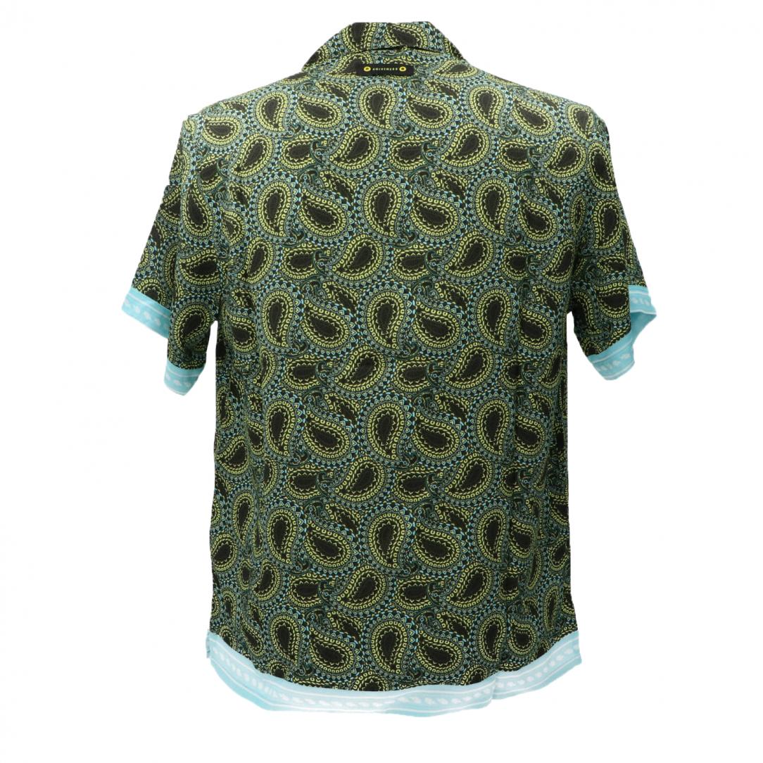 CAMICIA STAMPA VISCOSA Verde 3