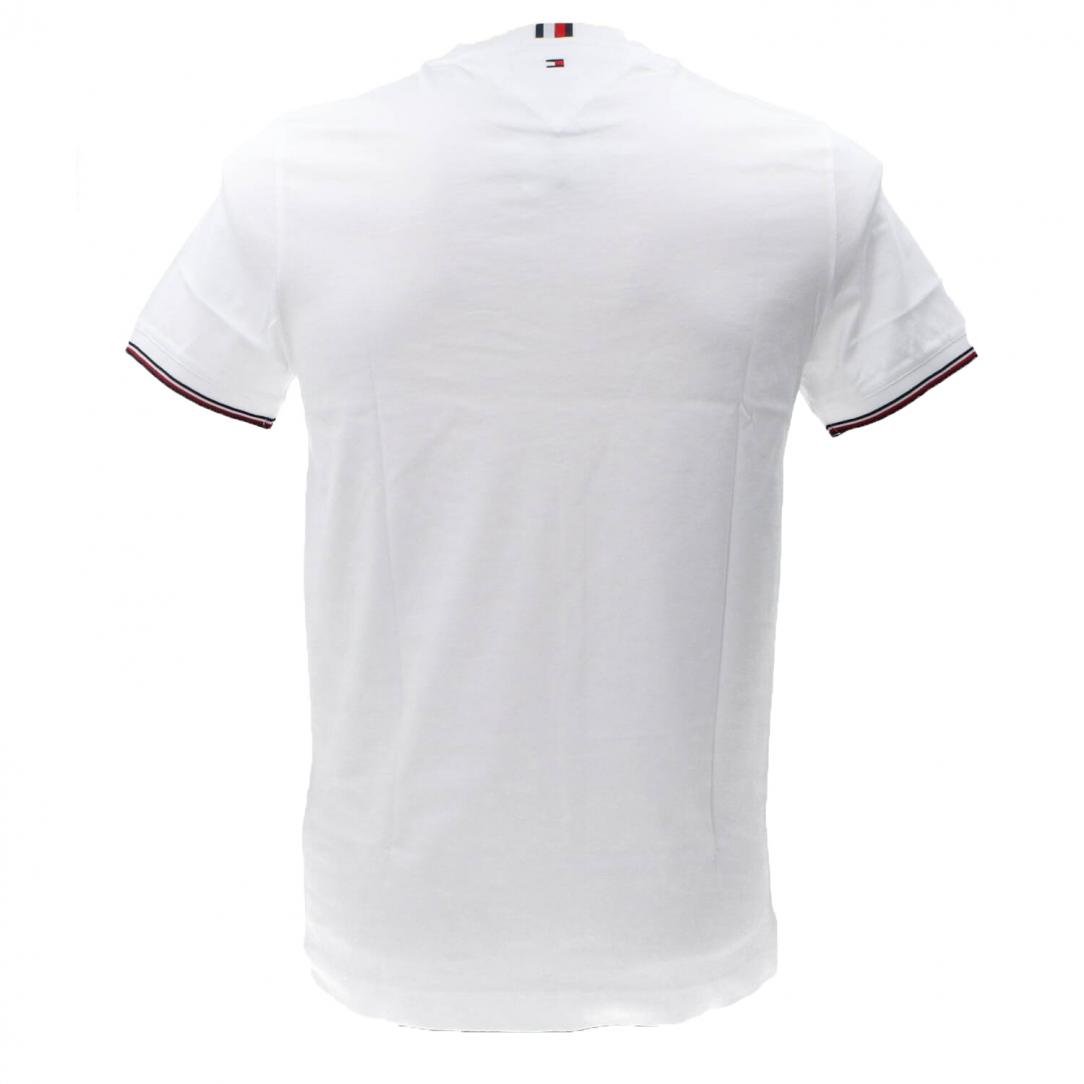 LOGO TIPPED TEE 32584 Bianco 3