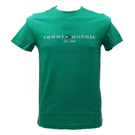 T Shirt Uomo TOMMY LOGO TEE 11797 Verde