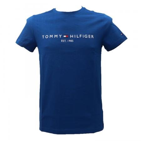 T Shirt Uomo TOMMY LOGO TEE 11797 Blu