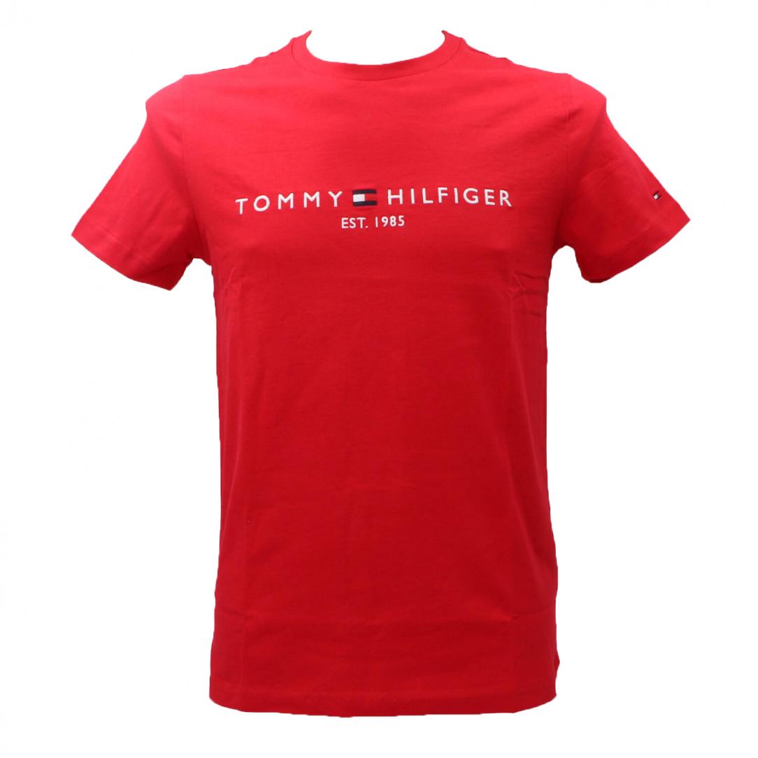 TOMMY LOGO TEE 11797 Rosso 1