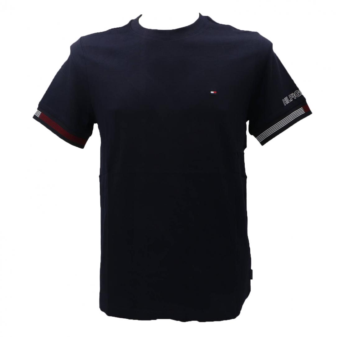 FLAG CUFF REGULAR TEE 34430 Blu 1