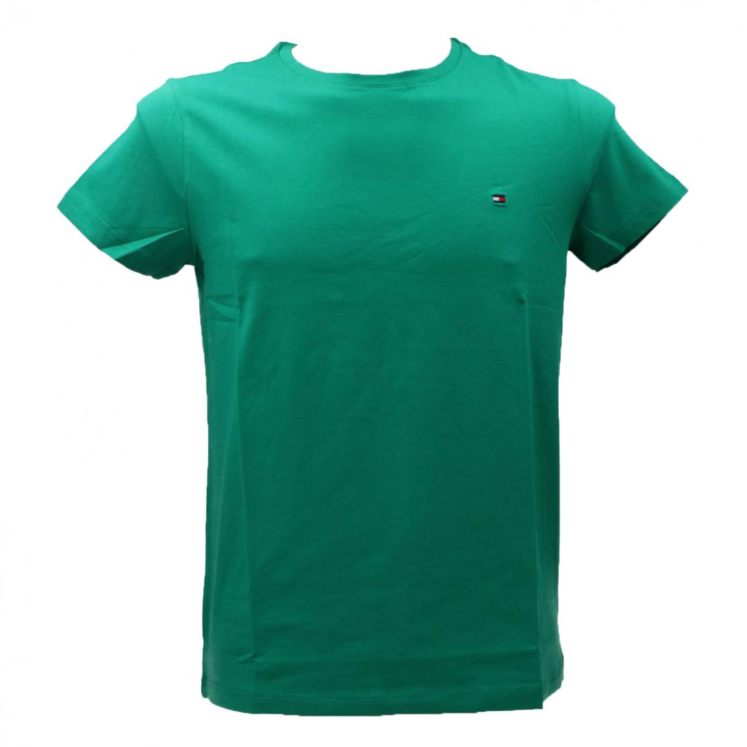 STRETCH SLIM FIT TEE 10800 Verde 1