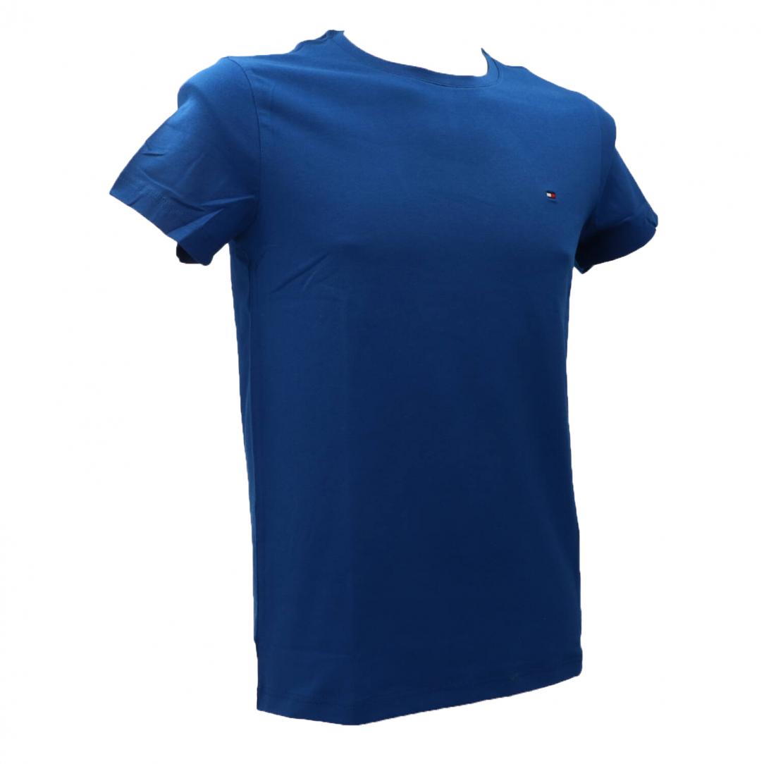 STRETCH SLIM FIT TEE 10800 Blu 2