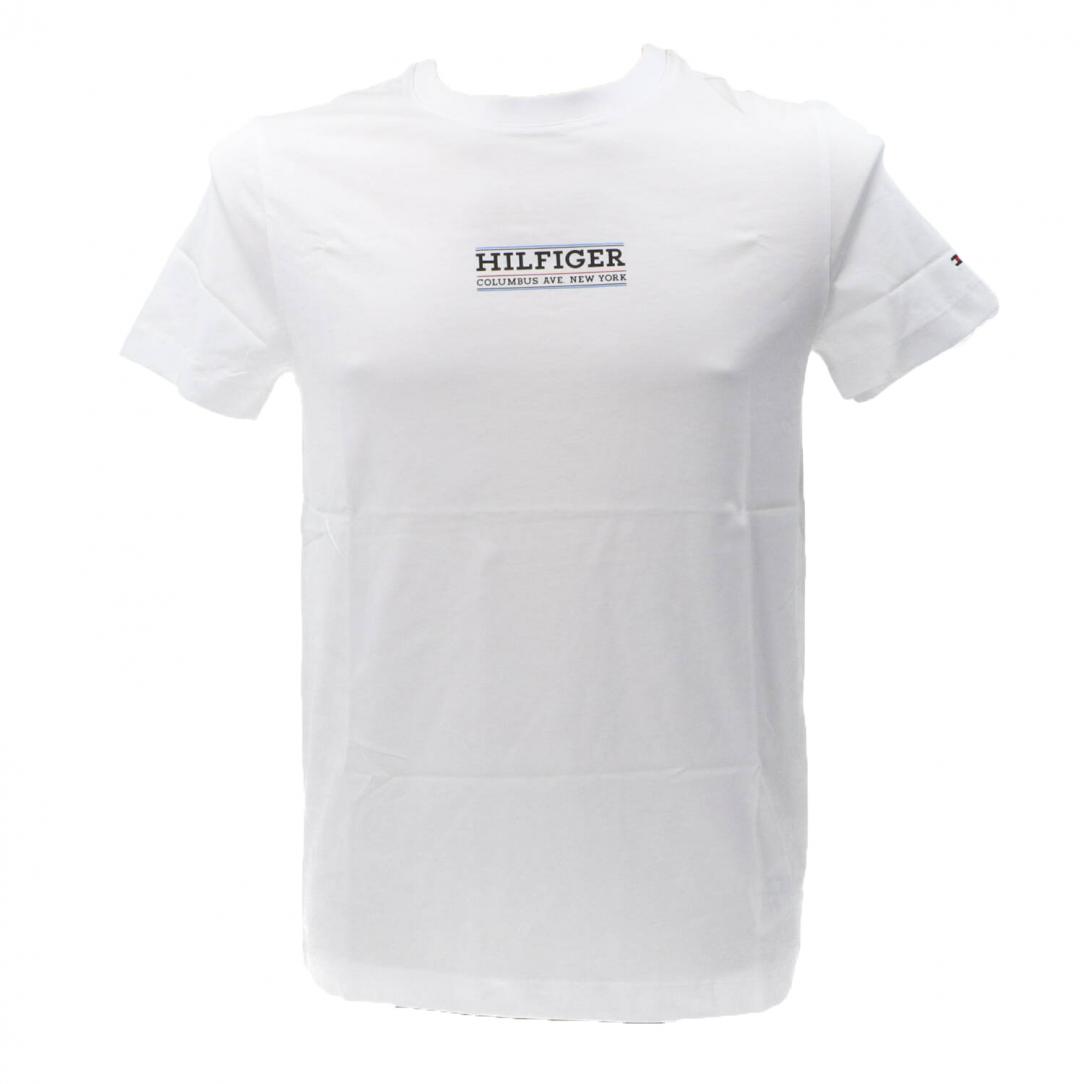 SMALL HILFIGER SLIM TEE 34387 Bianco 1