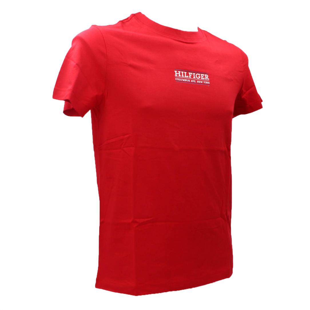 SMALL HILFIGER SLIM TEE 34387 Rosso 2