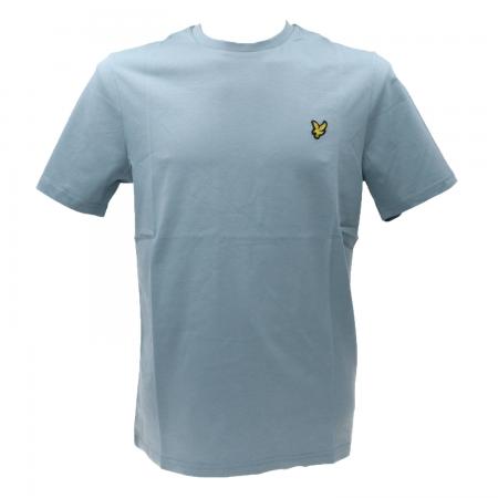 T Shirt Uomo BASIC PLAIN T-SHIRT Azzurro 