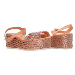 Sandali GC 662 strass Arancione