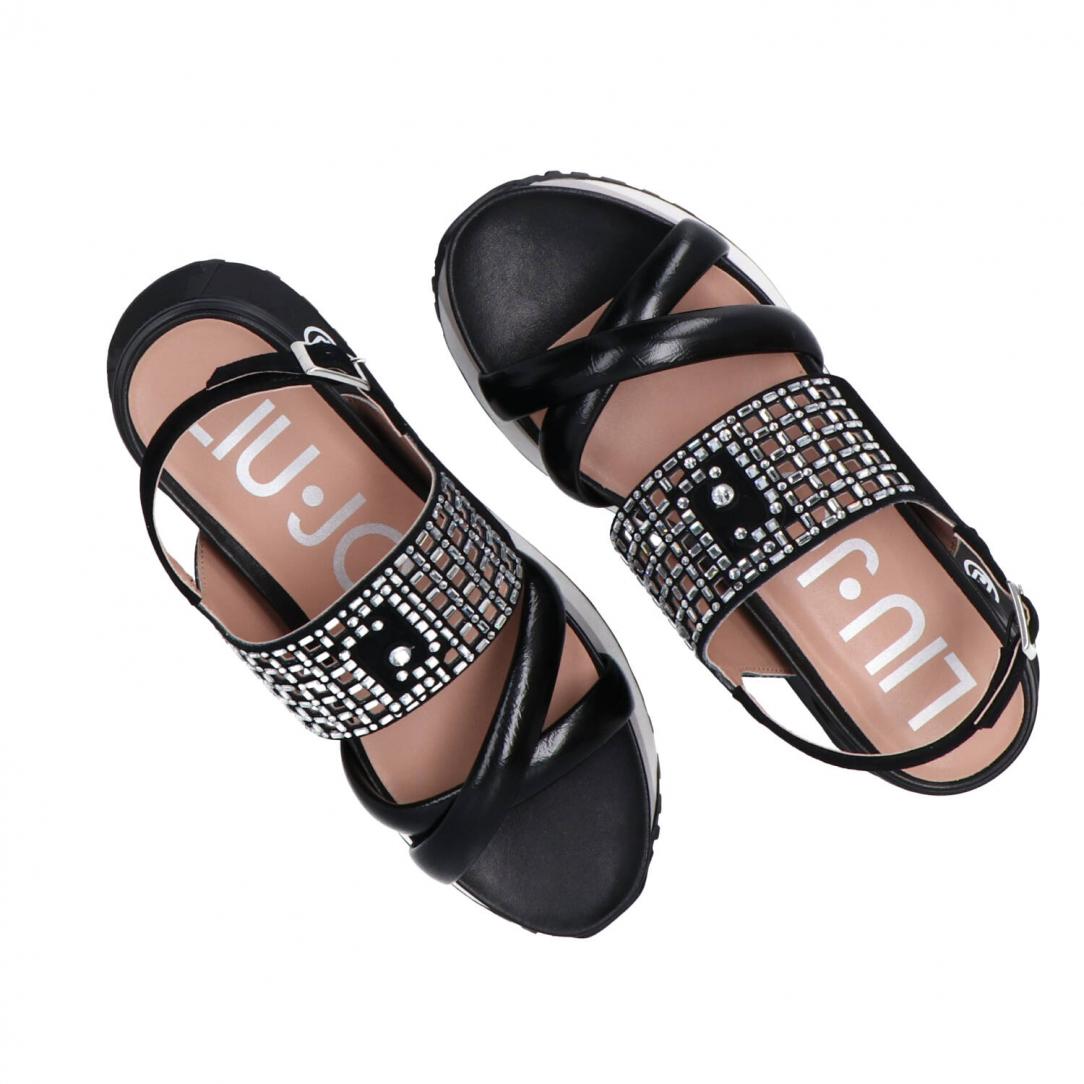 Maxi wonder sandal 27 Nero strass 5