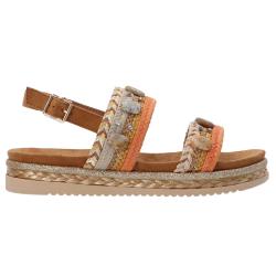 Gold&gold Sandali Sandali GC 666 intreccio bicolore Arancione