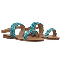 Sandali GC 675 corallo Azzurro