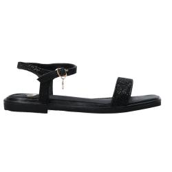 Gold&gold Sandali Sandali GP23 475 rasoterra strass Nero